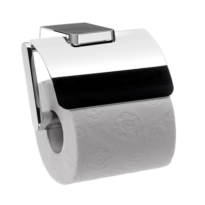 Emco Trend Porte-rouleau de WC avec couvercle Chrome
