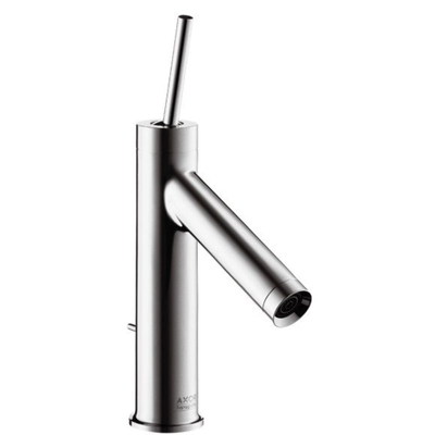 AXOR Starck wastafelkraan - model 90 - hoog - 1-gats - met trekwaste - chroom