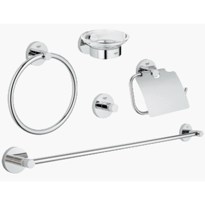 GROHE Essentials ensemble d’accessoires 5 en 1 chrome
