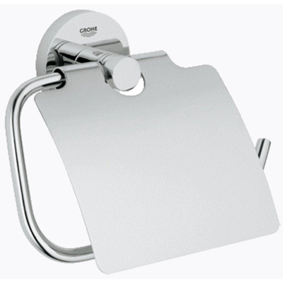 Grohe Essentials Closetrolhouder met klep - chroom