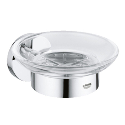 GROHE Essentials Porte-savon - avec support - montage mural - chromé