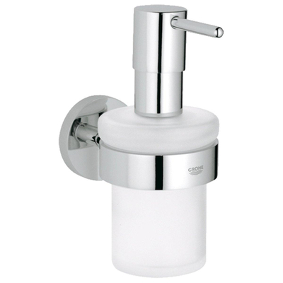 Grohe Essentials Zeepdispenser - 160ml - met houder - wandmontage - chroom