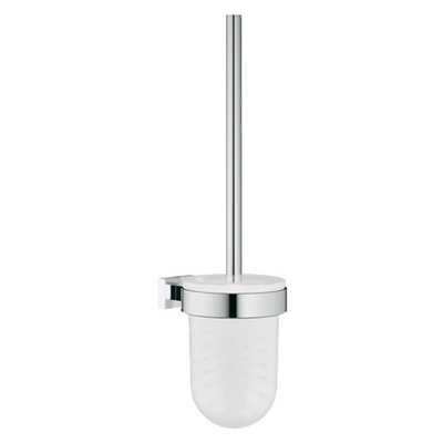 GROHE Essentials Cube Porte-brosse de toilette - montage mural - ouvert - chrome