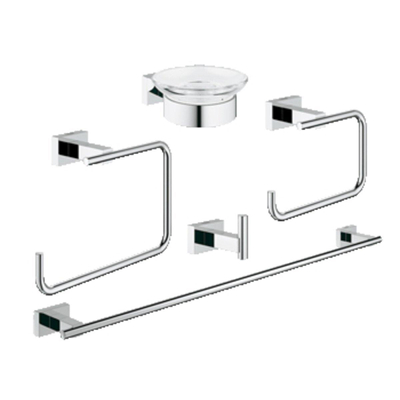 GROHE Essentials Cube ensemble d'accessoires 5 en 1 chrome
