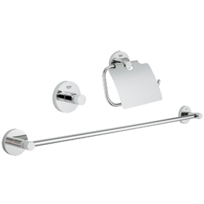 GROHE Essentials ensemble d'accessoires 3 en 1 chrome