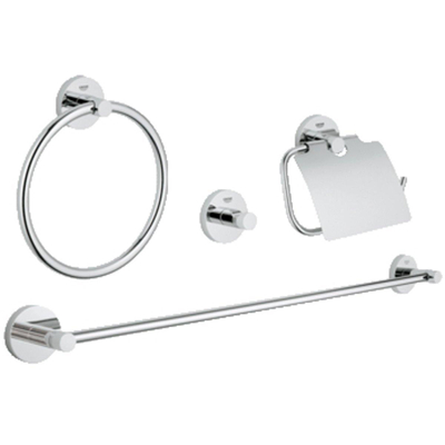 GROHE Essentials ensemble d’accessoires 4 en 1 chrome