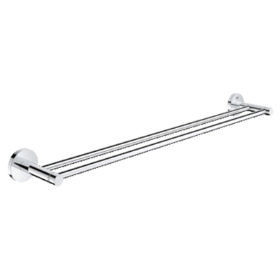 GROHE Essentials Porte-serviettes - 60cm - double - chromé