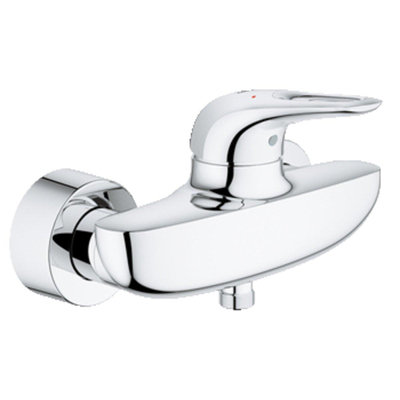 Grohe Eurostyle New Douchekraan - zonder omstel - met koppelingen - chroom