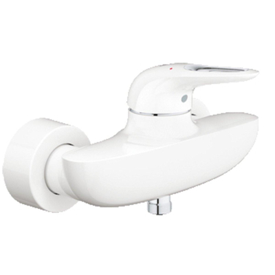 GROHE Eurostyle New mitigeur de douche sans inverseur avec raccords blanc