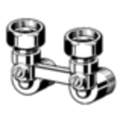 Viega Pexfit Bloc inférieur coudé pour radiateurs 3/4x50mm