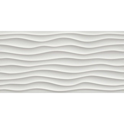 Atlas Concorde 3D Wall Design Wandtegel - 40x80cm - 10.0mm - gerectificeerd - Dune white