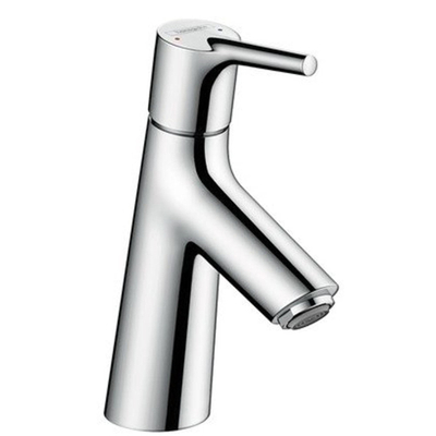 Hansgrohe Talis S wastafelkraan - 80 met push open garnituur - hoogglans chroom