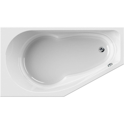 Wisa Tirano Baignoire décalée 160x90cm Gauche Blanc