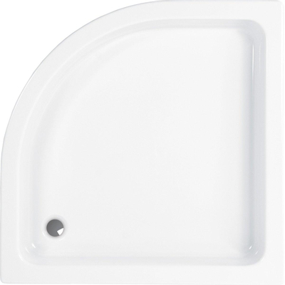 Wisa Cadiz s receveur de douche quart de rond 90x90x8cm avec set de pieds blanc