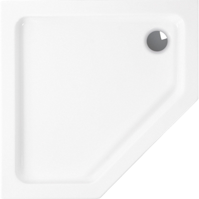 Wisa Malaga receveur de douche Acrylique pentagonal 90x90x3,5cm blanc