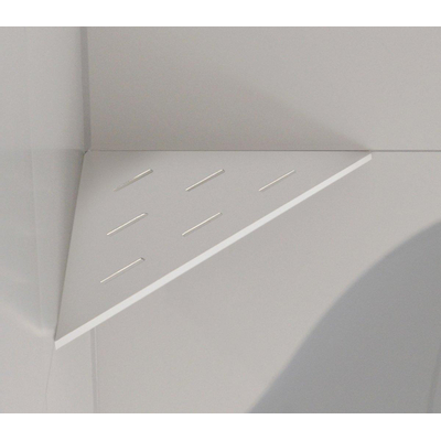 Looox Corner Shelf Tablette murale d’angle 30x22cm blanc