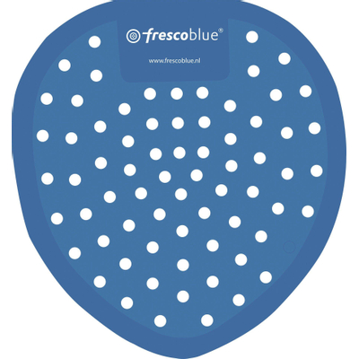 FrescoBlue Grille d'urinoir boîte à 10 pièces bleu