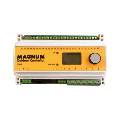 Magnum rail thermostaat temperatuur vocht 3x16a 230v