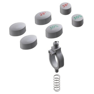 Hansgrohe Ecostat 1001sl drukknop - voor thermostaat - grijs