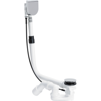 Viega Multiplex Multiplex Visign M9 vidage de baignoire et combiné trop-plein 40/50x725mm avec niveau d'eau plus 5cm chrome