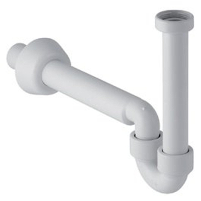 Geberit Uniflex buissifon 5/4 - met muurbuis en rozet - wit