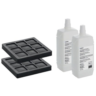 Geberit AquaClean set de 2 filtres à charbon et 2 produits de nettoyage pour bras de douche pour 8000/8000 plus