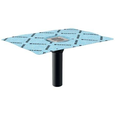 Geberit Vloerput - voor Betegelde Douche - chroom