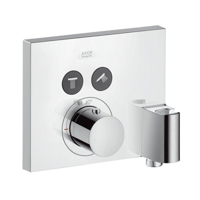 AXOR Showerselect mitigeur thermostatique encastré avec robinets d''arrêt pour 2 fonctions chrome
