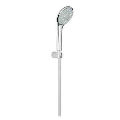 GROHE Euphoria 110 Mono Ensemble de douchette à main - 1 type de jet - rond - avec support - flexible lisse - 125cm - chromé