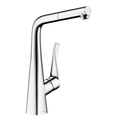 Hansgrohe Metris Robinet de cuisine avec mousseur extractible chrome