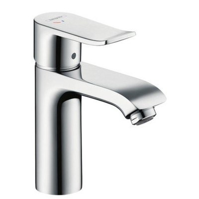 Hansgrohe Metris Wastafelkraan - 110 - coolstart - met waste - hoogglans chroom