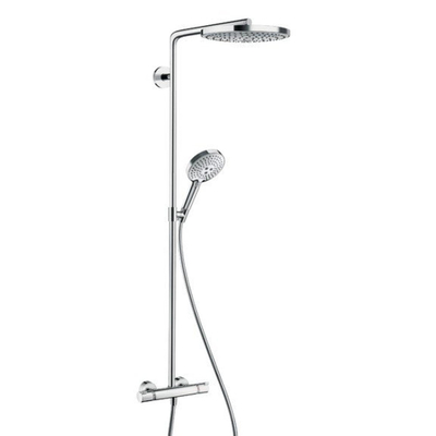 Hansgrohe Raindance select s240 2jet showerpipe - blanc-chrome