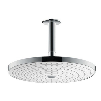 Hansgrohe Douche de tête Raindance Select S 300 2jet avec raccord plafond 100 mm blanc/chromé