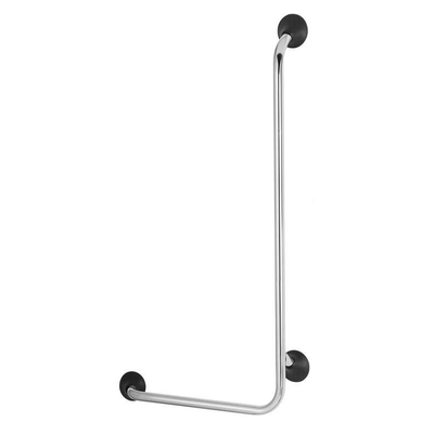 Handicare wandbeugel 90 graden 56x113 l vormig links rvs antraciet ral 7028