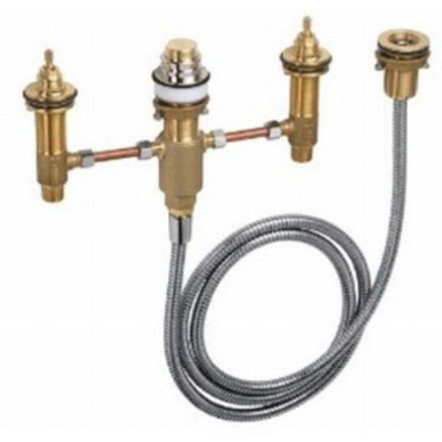 Hansgrohe overig Inbouwdeel - voor badrandcombinatie - 4 gats - zonder Secuflex