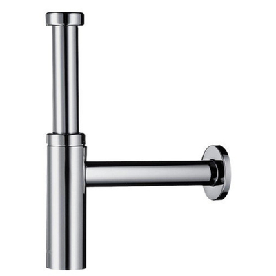 Hansgrohe Flowstar S Premium designbekersifon 5/4 met muurbuis - met rozet - hoogglans chroom