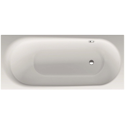 Bette Comodo baignoire 180x80cm pied droit trop-plein arrière blanc