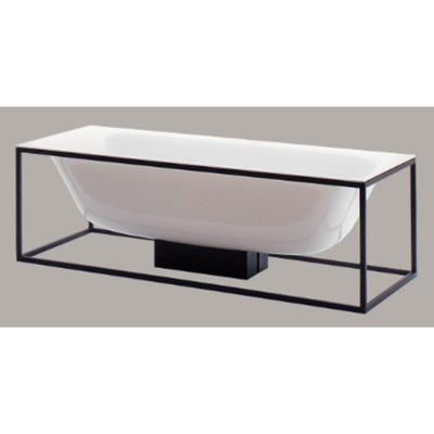 Bette Lux shape cadre pour baignoire 180cm noir