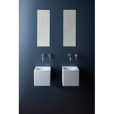 Royal plaza Friens fontaine 24x24x24cm sans trou de robinetterie blanc