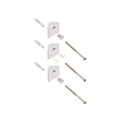 Hansgrohe Raindance Hoekmontageset - voor glijstang 90cm Raindance Unica - 3 wandsteunen - hoogglans chroom