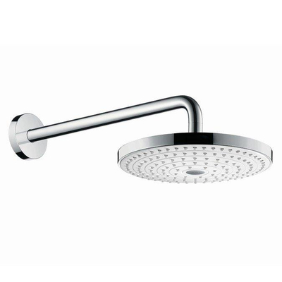 Hansgrohe Raindance select s240 pomme de douche 2jets avec bras de douche blanc-chrome