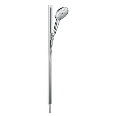 Hansgrohe Raindance select glijstangset 90 cm. wit-chroom
