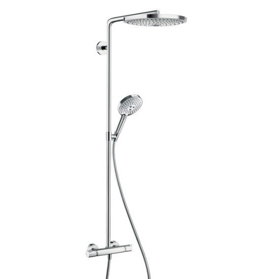 Hansgrohe Raindance Select S colonne de douche - 30cm - 2 jets - thermostatique - chromé