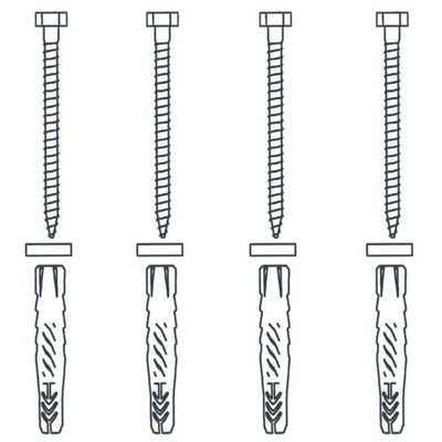 Handicare Linido kit de fixation pour siège de douche