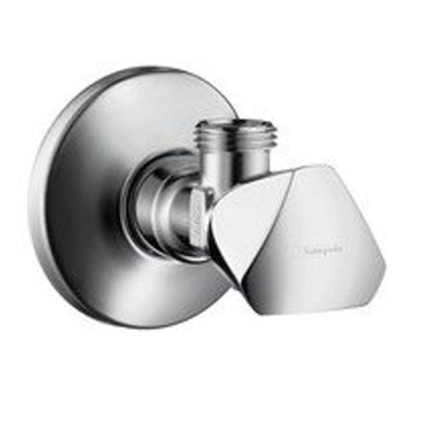 Hansgrohe Hoekstopkraan E - met G 3/8 aansluiting - hoogglans chroom