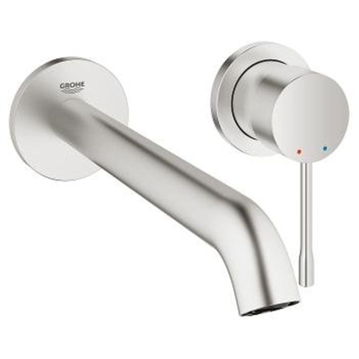Grohe Essence New Wastafelkraan Inbouw - uitloop 23cm - L-size - Supersteel (RVS)