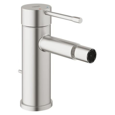 Grohe Essence New Bidetkraan - S-Size - met waste - Supersteel (RVS)
