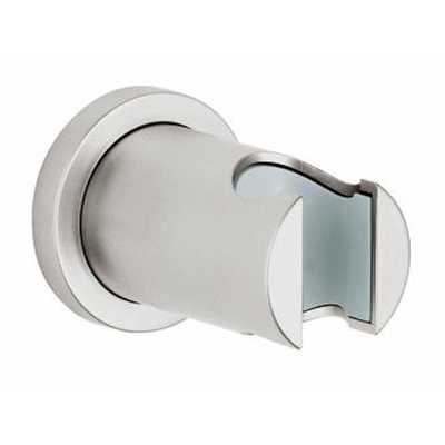 GROHE Rainshower Support de douchette - non réglable - rosace ronde - SuperSteel