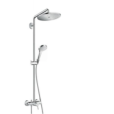 Hansgrohe Croma select s Showerpipe - 280 - 1jet - met eengreeps mengkraan - hoogglans chroom