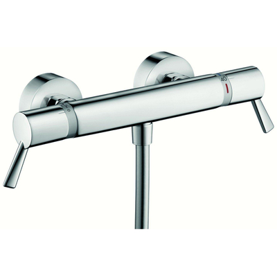 Hansgrohe Ecostat Comfort Caredouchekraan - thermostatisch - zonder omstel - met koppelingenHOH=15cm - met verlengde - thermostaat - hoogglans chroom